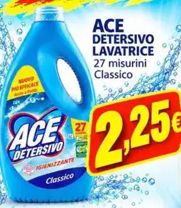 Magazzini del Risparmio Ace Detersivo Lavatrice Classico offerta