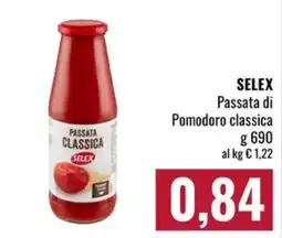 Famila Market Passata di Pomodoro classica SELEX offerta