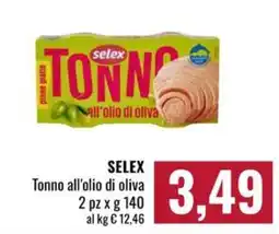 Famila Market Selex Tonno all'olio di oliva offerta
