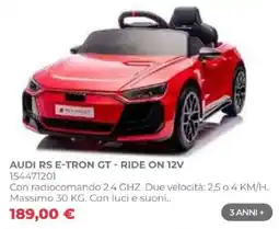 Toys Center Audi RS E-Tron GT - Ride On 12V offerta