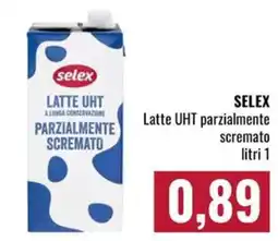 Famila Market Selex Latte UHT parzialmente scremato offerta