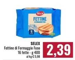 Famila Market SELEX Fettine di Formaggio Fuso offerta