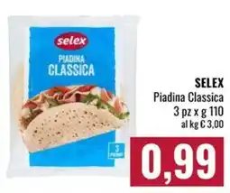 Famila Market Selex Piadina Classica offerta