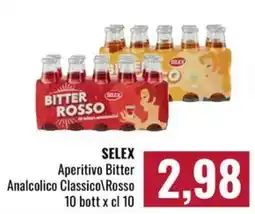 Famila Market SELEX Aperitivo Bitter Analcolico Classico\Rosso offerta