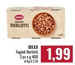Famila Market Selex Fagioli Borlotti offerta
