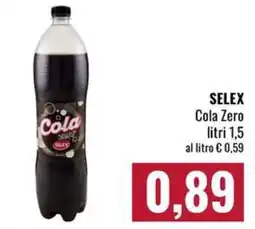 Famila Market Cola Zero Selex offerta