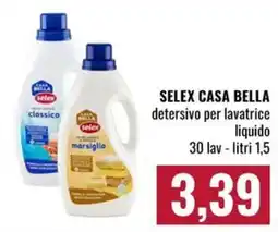 Famila Market Selex Casa Bella detersivo per lavatrice liquido offerta