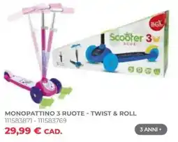 Toys Center Monopattino 3 ruote - Twist & Roll offerta