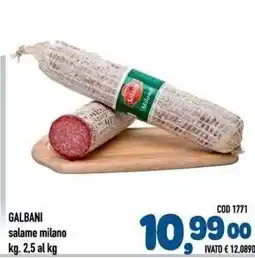 Del Prete Distribuzioni Galbani salame milano offerta