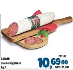 Del Prete Distribuzioni Galbani salame ungherese offerta