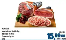 Del Prete Distribuzioni Morgante prosciutto san daniele dop offerta