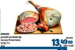 Del Prete Distribuzioni Morgante prosciutto san daniele dop offerta