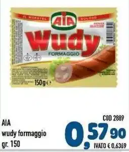 Del Prete Distribuzioni AIA wudy formaggio offerta