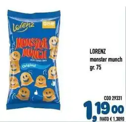 Del Prete Distribuzioni Lorenz monster munch offerta