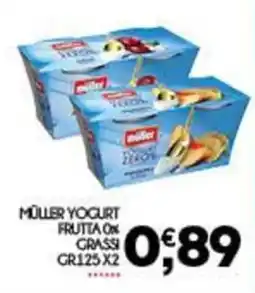 Enne Market Müller yogurt frutta 0% grassi offerta