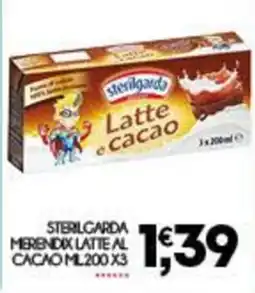 Enne Market Sterilgarda merendix latte al cacao offerta