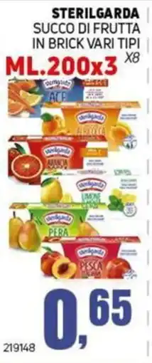 Migro Sterilgarda succo di frutta in brick vari tipi offerta