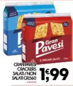 Enne Market Gran Pavesi crackers salati/non salati offerta