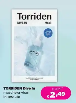 Acqua & Sapone Torriden Dive In maschera viso in tessuto offerta