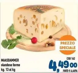 Del Prete Distribuzioni Maasdammer olandese forme offerta