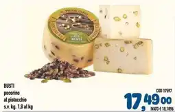 Del Prete Distribuzioni Busti pecorino al pistacchio offerta