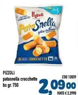 Del Prete Distribuzioni Pizzoli patasnella crocchette offerta