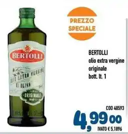 Del Prete Distribuzioni Bertolli olio extra vergine originale offerta