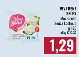 Famila Market Mozzarella senza lattosio Selex offerta