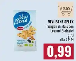 Famila Market Vivi Bene Triangoli di Mais con Legumi Biologici offerta