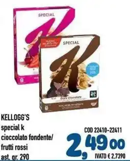 Del Prete Distribuzioni Kellogg's special k cioccolato fondente offerta