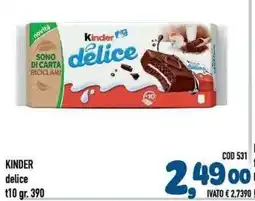 Del Prete Distribuzioni Kinder delice offerta