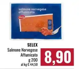 Famila Market Salmone Norvegese Affumicato SELEX offerta