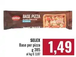 Famila Market Selex base per pizza offerta