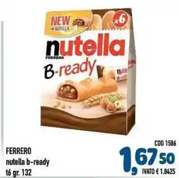 Del Prete Distribuzioni Ferrero nutella b-ready offerta