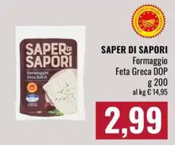 Famila Market Saper di sapori Formaggio Feta Greca DOP offerta