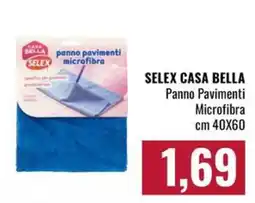 Famila Market SELEX CASA BELLA Panno Pavimenti Microfibra offerta