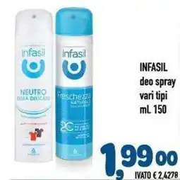 Del Prete Distribuzioni Infasil deo spray offerta
