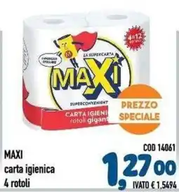 Del Prete Distribuzioni Maxi carta igienica offerta