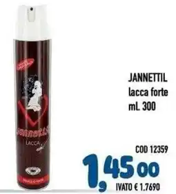 Del Prete Distribuzioni Jannettil lacca forte offerta