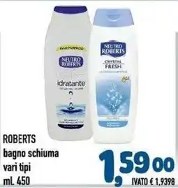 Del Prete Distribuzioni Roberts bagno schiuma offerta