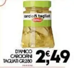 Enne Market D'Amico carciofi tagliati offerta