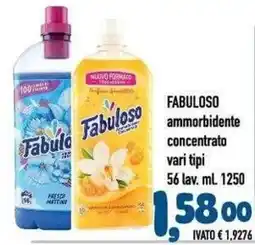 Del Prete Distribuzioni Fabuloso ammorbidente concentrato offerta