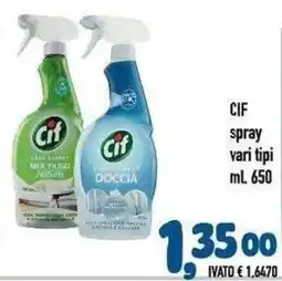 Del Prete Distribuzioni Cif spray vari tipi offerta