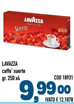 Del Prete Distribuzioni Lavazza caffe' suerte offerta