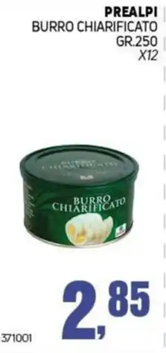 Migro Burro chiarificato Prealpi offerta