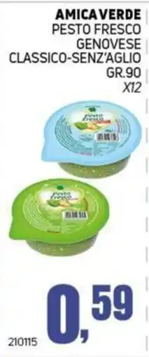 Migro Amica Verde pesto fresco genovese classico-senz'aglio offerta