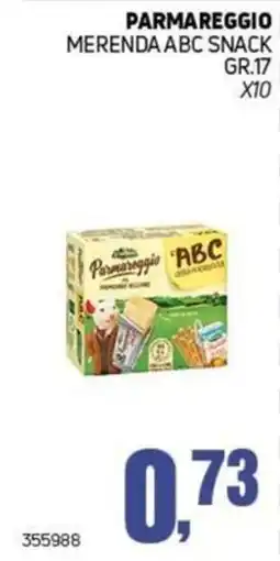 Migro Parmareggio merenda abc snack offerta