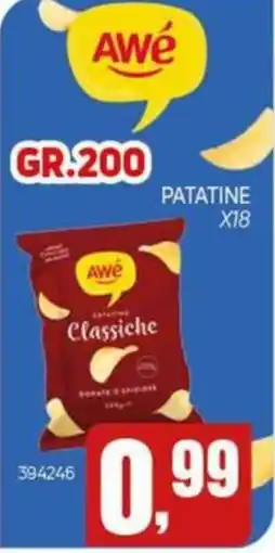 Migro Awe patatine classiche offerta