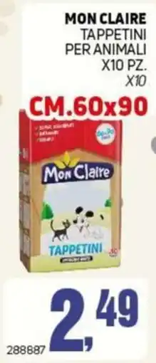 Migro Mon Claire tappetini per animali offerta