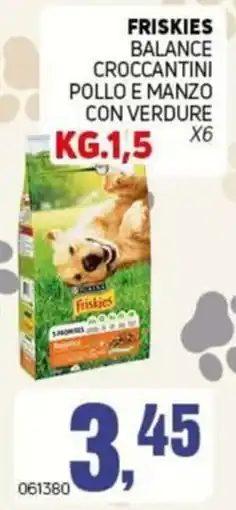 Migro Friskies Balance Croccantini Pollo e Manzo con Verdure offerta